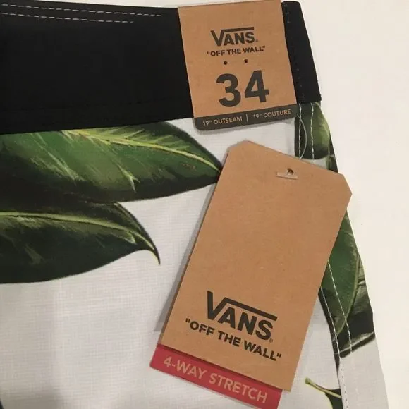Vans Leaf Surf Board Shorts NWT - Picture 3 of 7